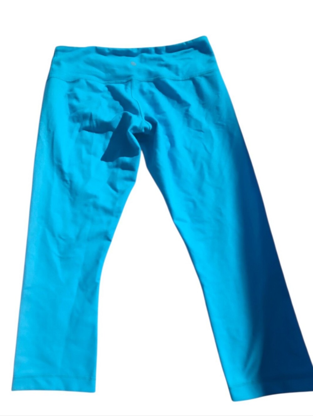 Lululemon Bright Blue Stretch Active Leggings Capris